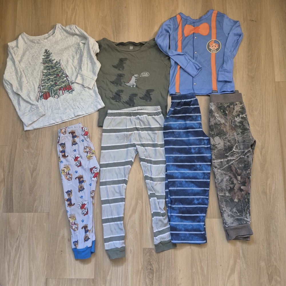 Kids Pajama Set with Various Designs